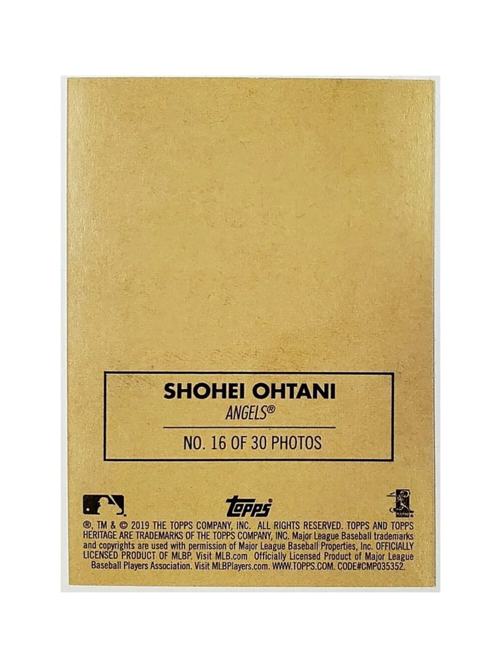 Topps shohei ohtani